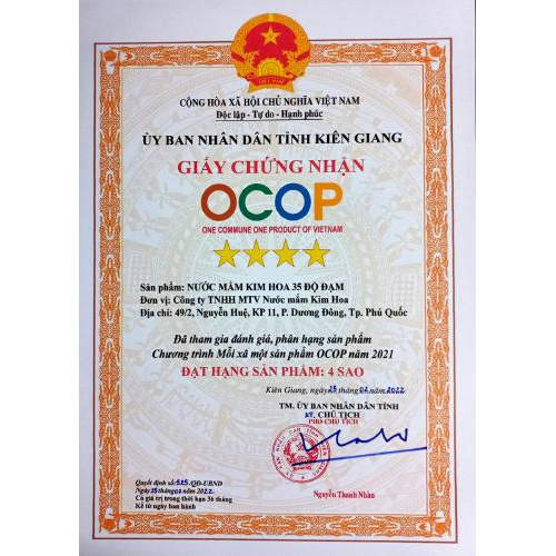 OCOP nước mắm 35N